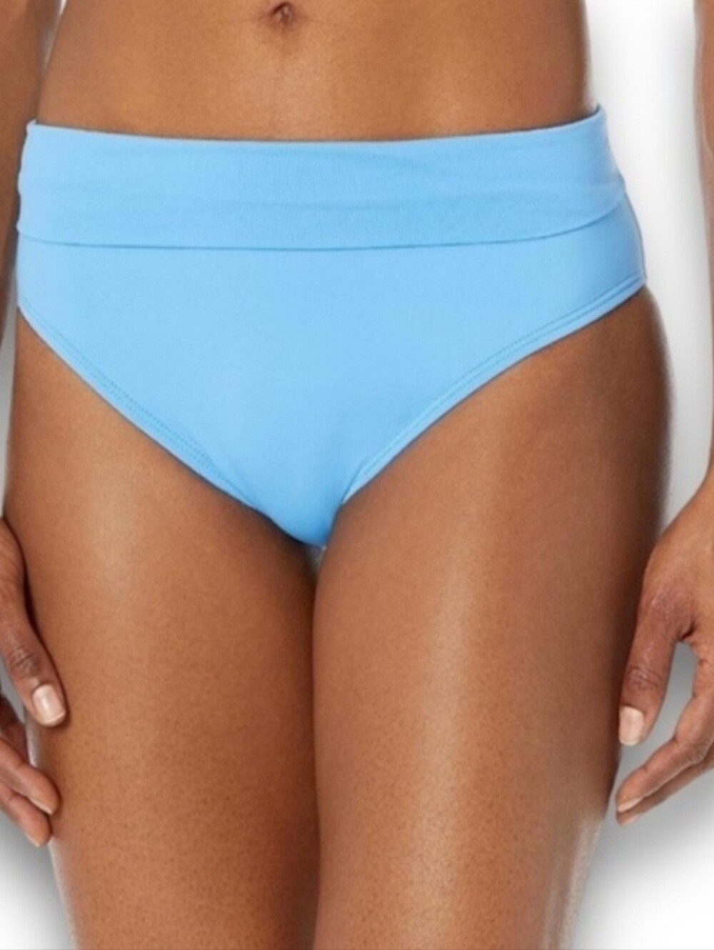 Catalina Swimwear Solid Blue Bikini Tankini Swim Bottoms Size XL 16-18 NWT